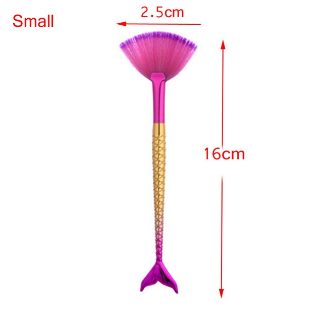 Mermaid Big Fan Makeup Brush