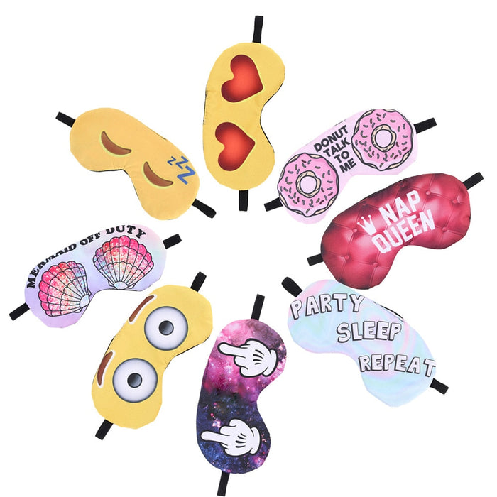 Cartoon Printing Sleeping Eye Mask