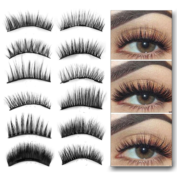 Triple Magnetic False Eyelashes