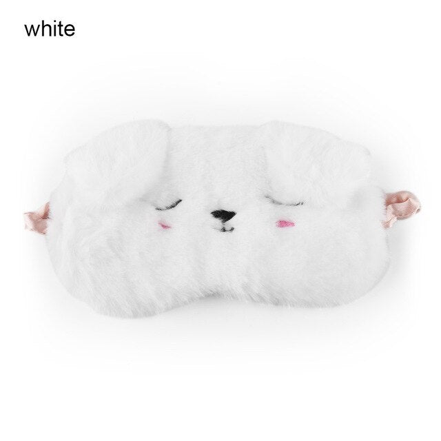 Cartoon Cat White Dog Eyemasks