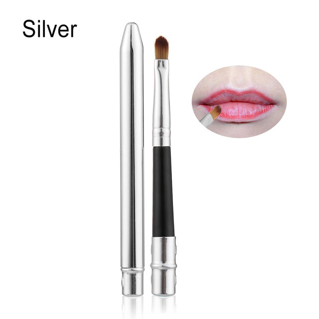Collapsible Metal Handle Lips Brush Pen