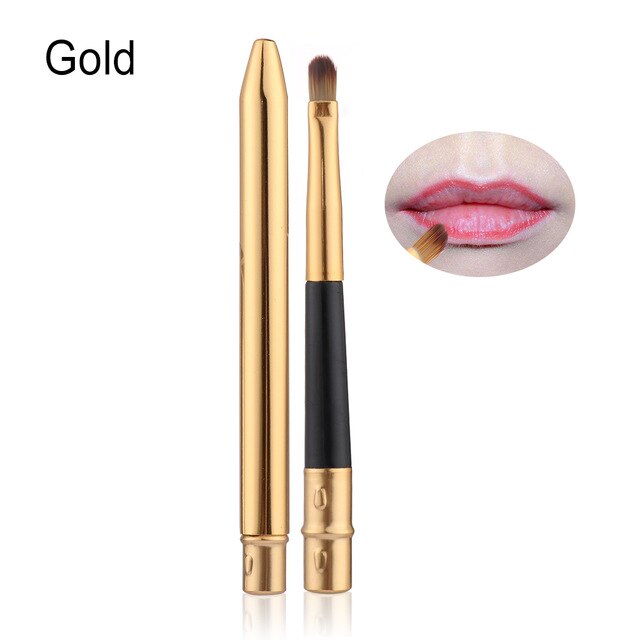 Collapsible Metal Handle Lips Brush Pen