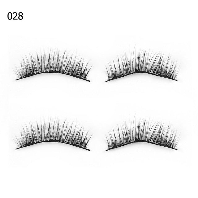 Triple Magnetic False Eyelashes