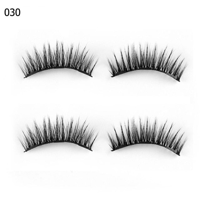 Triple Magnetic False Eyelashes