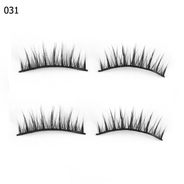 Triple Magnetic False Eyelashes