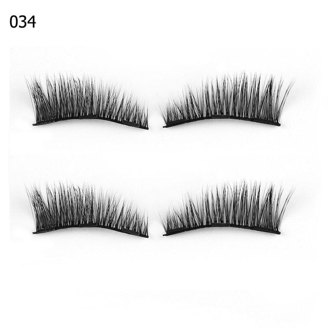 Triple Magnetic False Eyelashes
