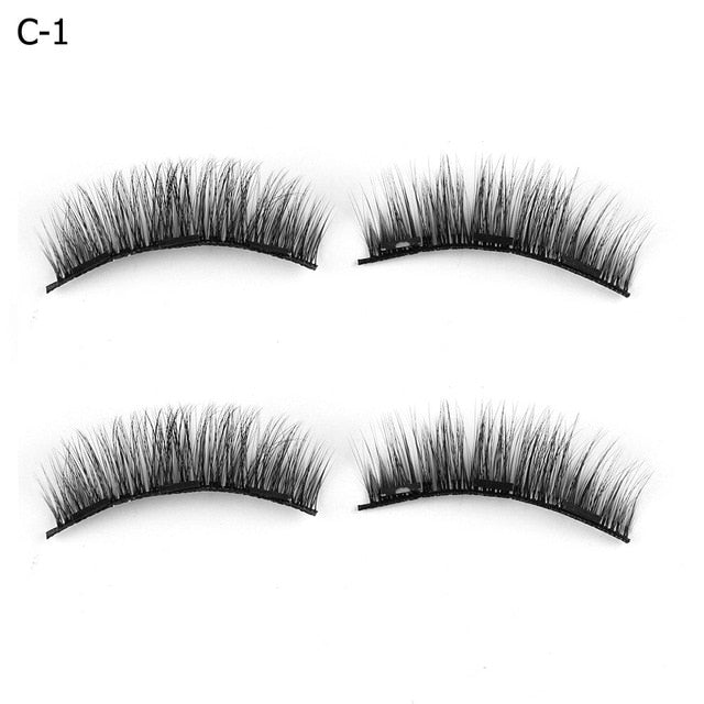 Triple Magnetic False Eyelashes