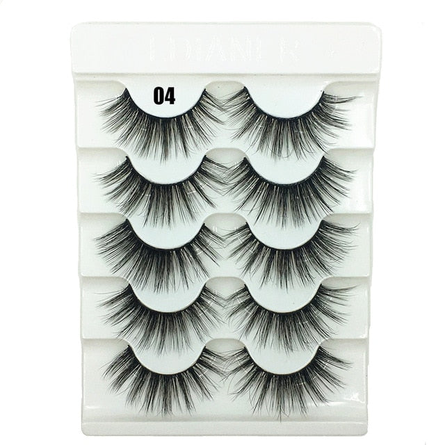 New 3D Faux Mink Hair Soft False Eyelashes