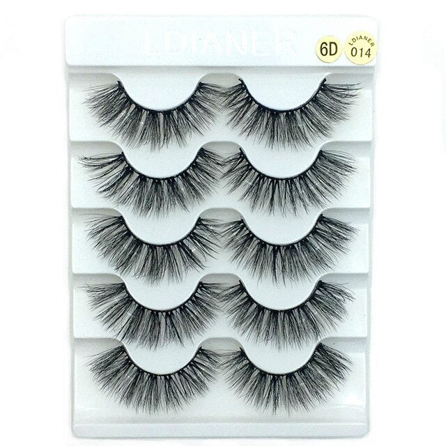 New 3D Faux Mink Hair Soft False Eyelashes