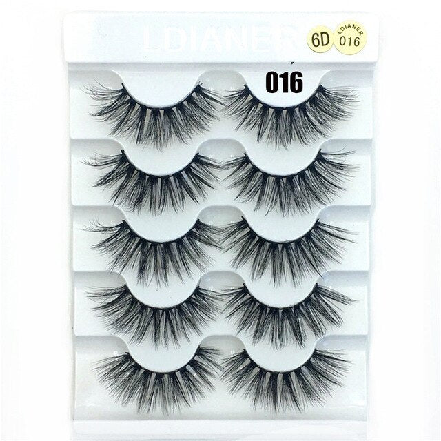 New 3D Faux Mink Hair Soft False Eyelashes