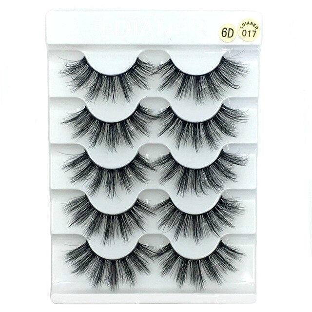 New 3D Faux Mink Hair Soft False Eyelashes
