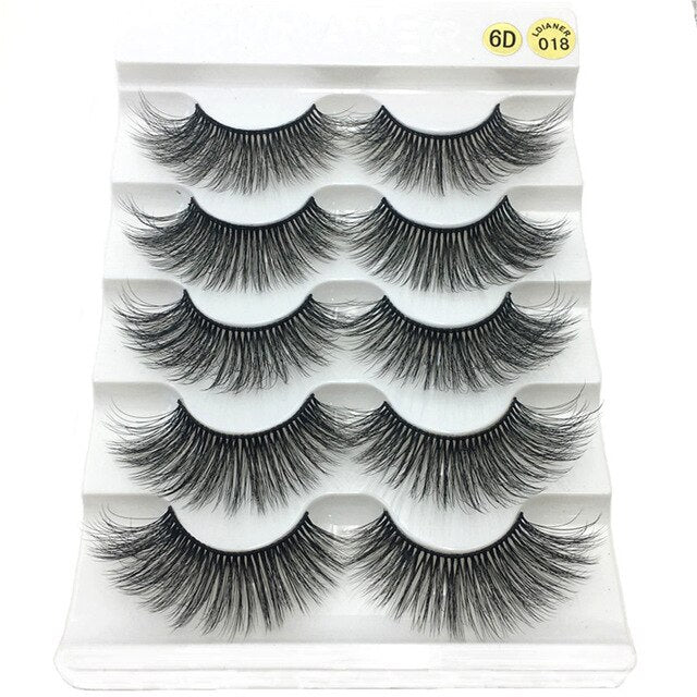 New 3D Faux Mink Hair Soft False Eyelashes