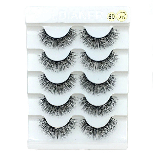 New 3D Faux Mink Hair Soft False Eyelashes