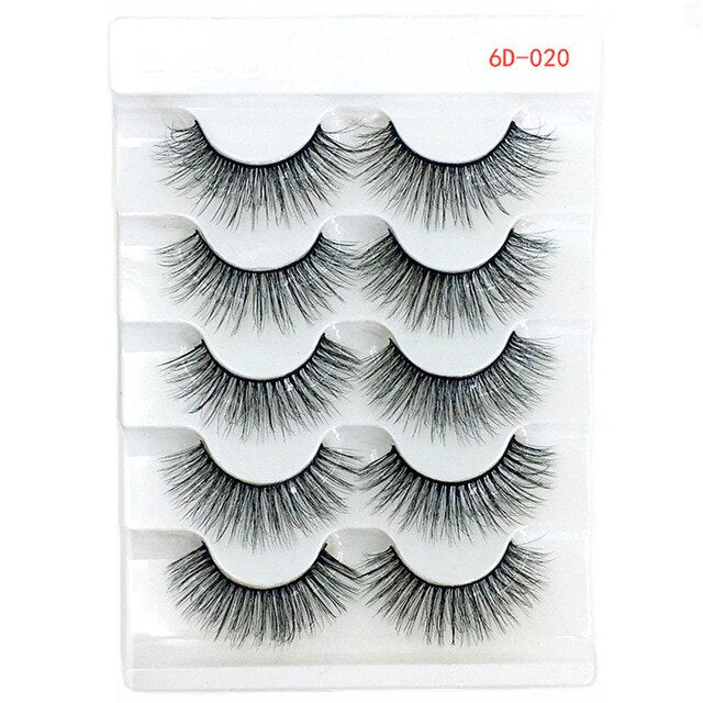 New 3D Faux Mink Hair Soft False Eyelashes