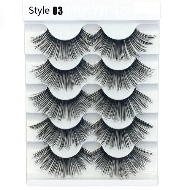 New 3D Faux Mink Hair Soft False Eyelashes