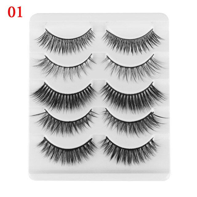 Mixed Styles 3D Faux Mink Hair False Eyelashes