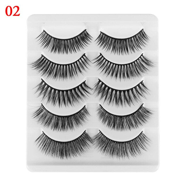 Mixed Styles 3D Faux Mink Hair False Eyelashes