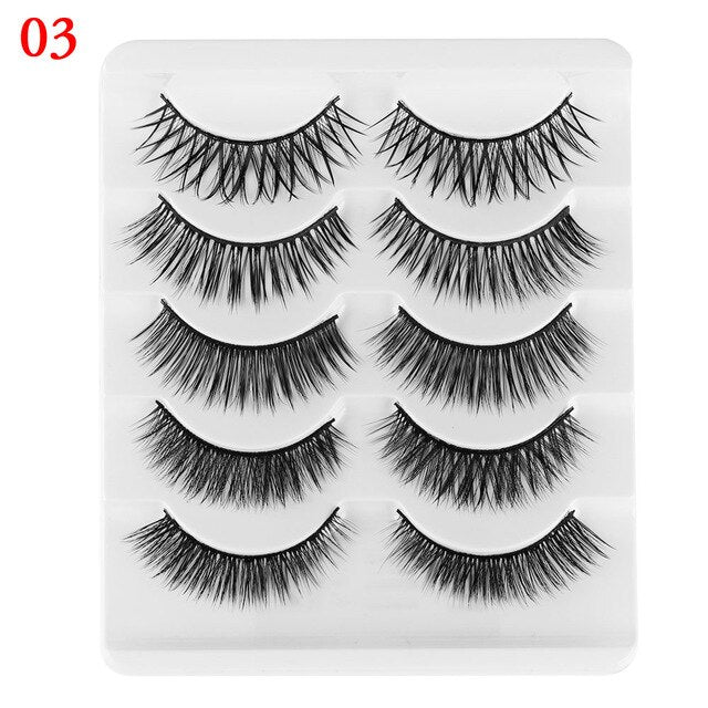 Mixed Styles 3D Faux Mink Hair False Eyelashes