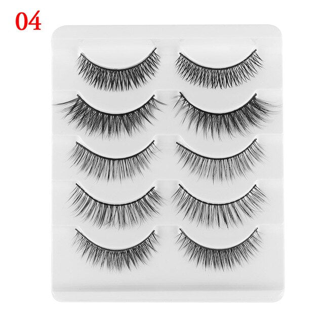 Mixed Styles 3D Faux Mink Hair False Eyelashes