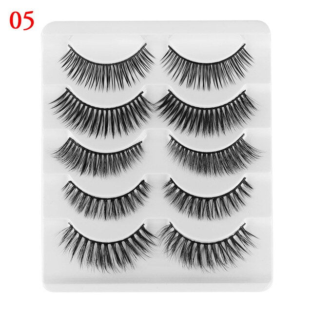 Mixed Styles 3D Faux Mink Hair False Eyelashes