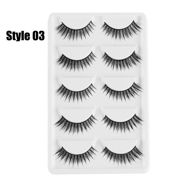 Mixed Styles 3D Faux Mink Hair False Eyelashes