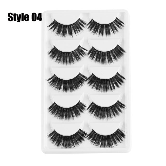 Mixed Styles 3D Faux Mink Hair False Eyelashes