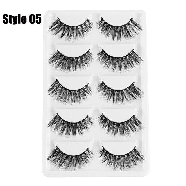Mixed Styles 3D Faux Mink Hair False Eyelashes