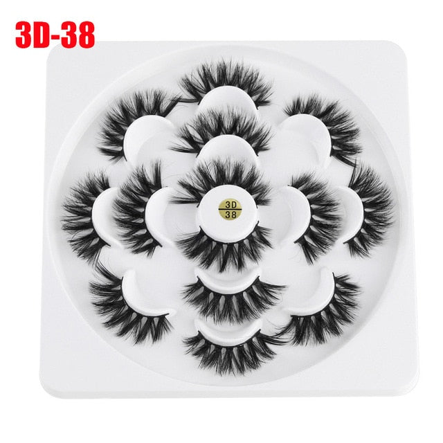 3D Mink Hair False Eyelashes 25mm Thick