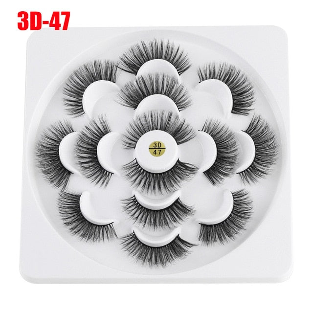 3D Mink Hair False Eyelashes 25mm Thick