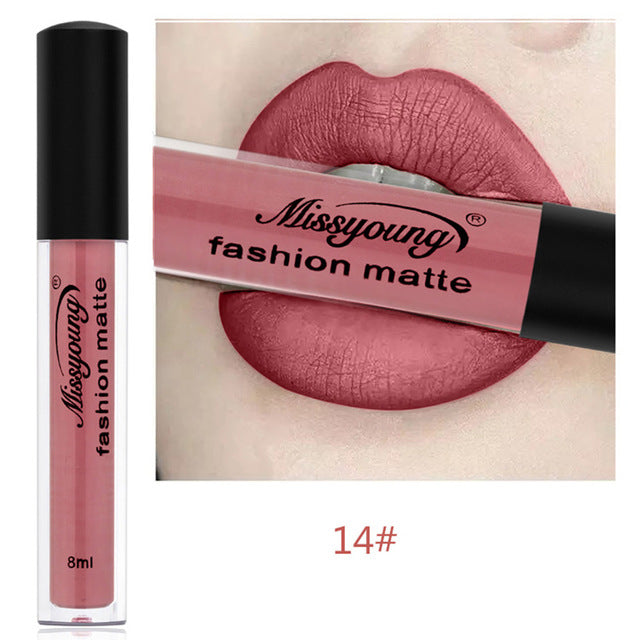 18 Colors Matte Red Lip Long Lipstick