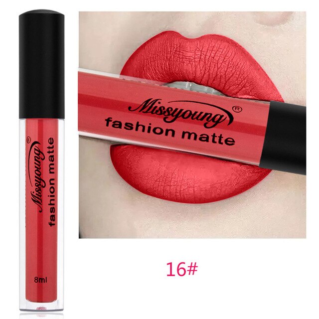 18 Colors Matte Red Lip Long Lipstick