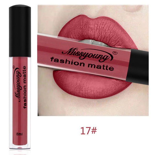 18 Colors Matte Red Lip Long Lipstick