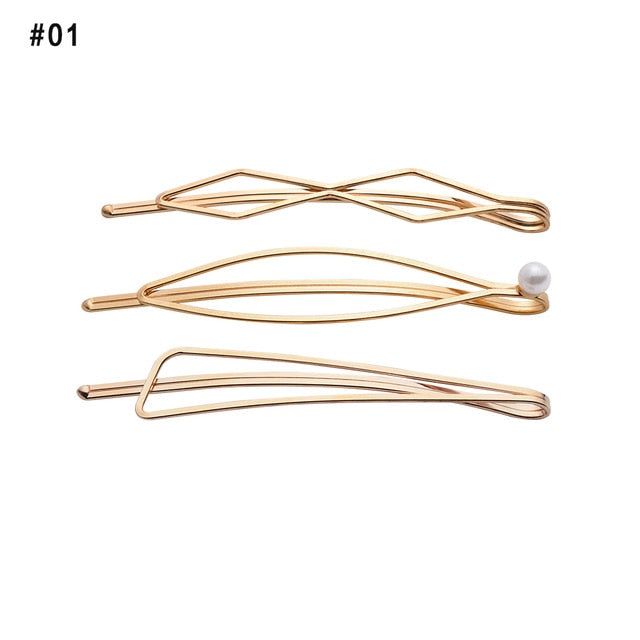 Korean Style Metal Alloy Geometric