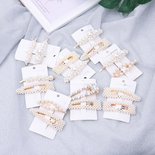 Fashion 12 Styles Women Korean Pearl Flower