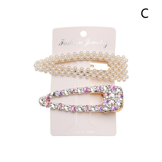 Fashion 12 Styles Women Korean Pearl Flower