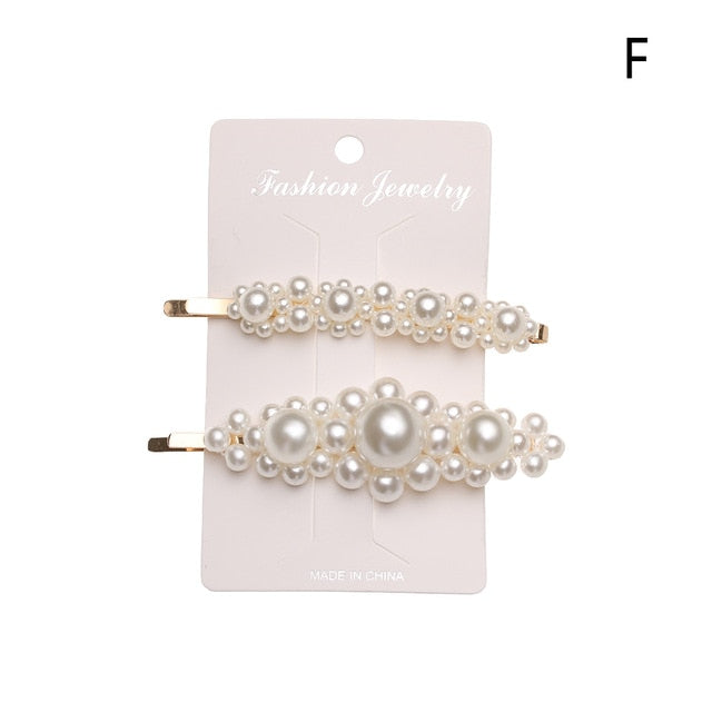 Fashion 12 Styles Women Korean Pearl Flower