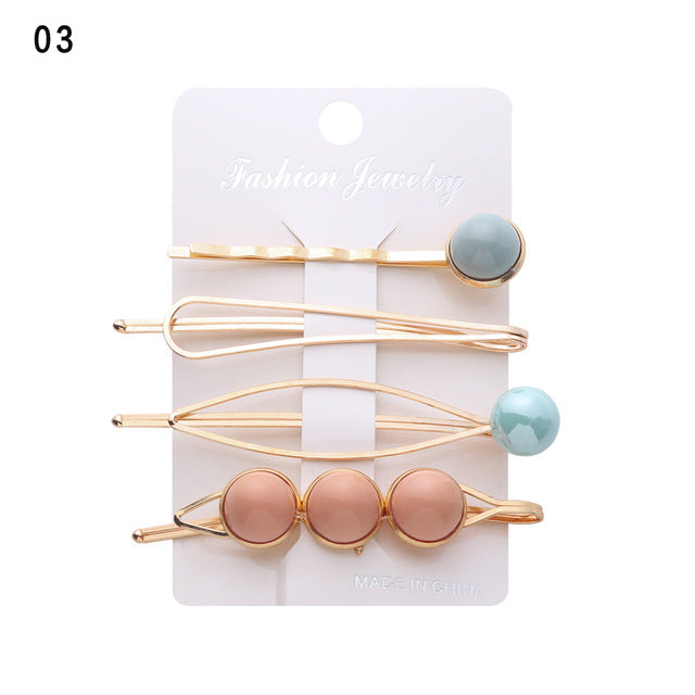 Korea Fashion Women Metal Hairpins