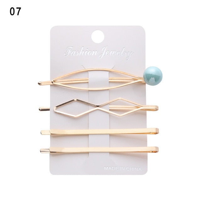 Korea Fashion Women Metal Hairpins